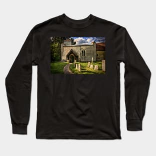 Church Of St Nicholas at Ibstone in Buckinghamshire Long Sleeve T-Shirt